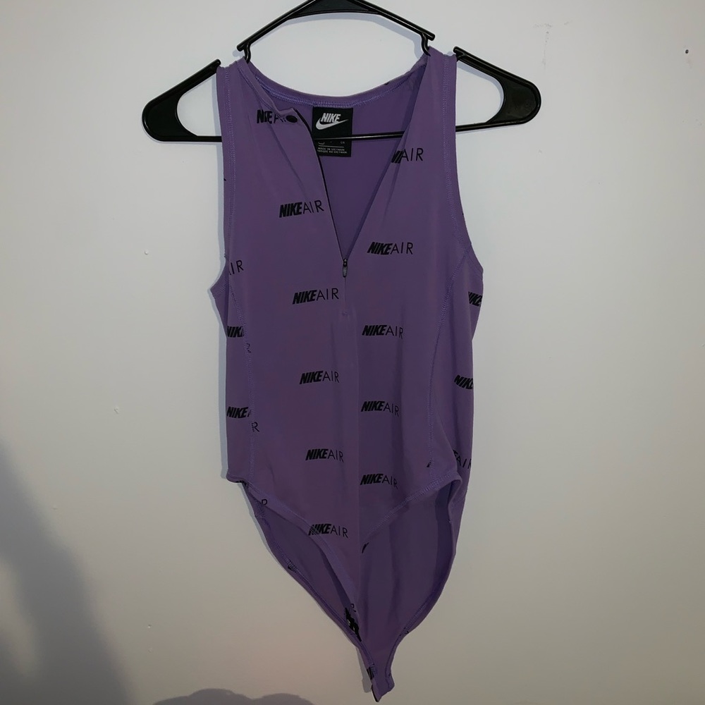 Nike Air purple body suit